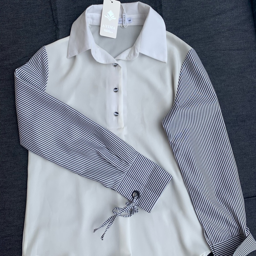 Classic white blouses
